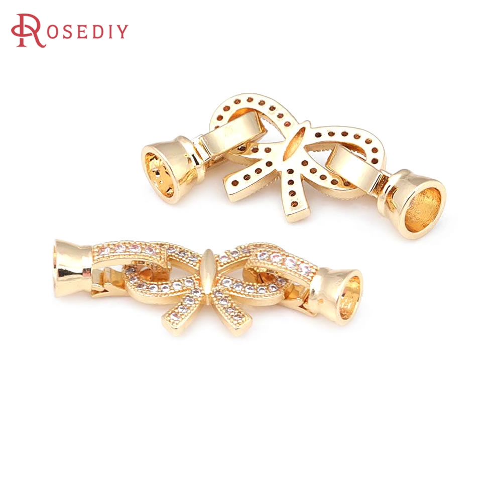 Jewelry Making Knots For Clasps - 18K Goudkleurige Oneindige Symbool Vlinderknoop Hartvormige