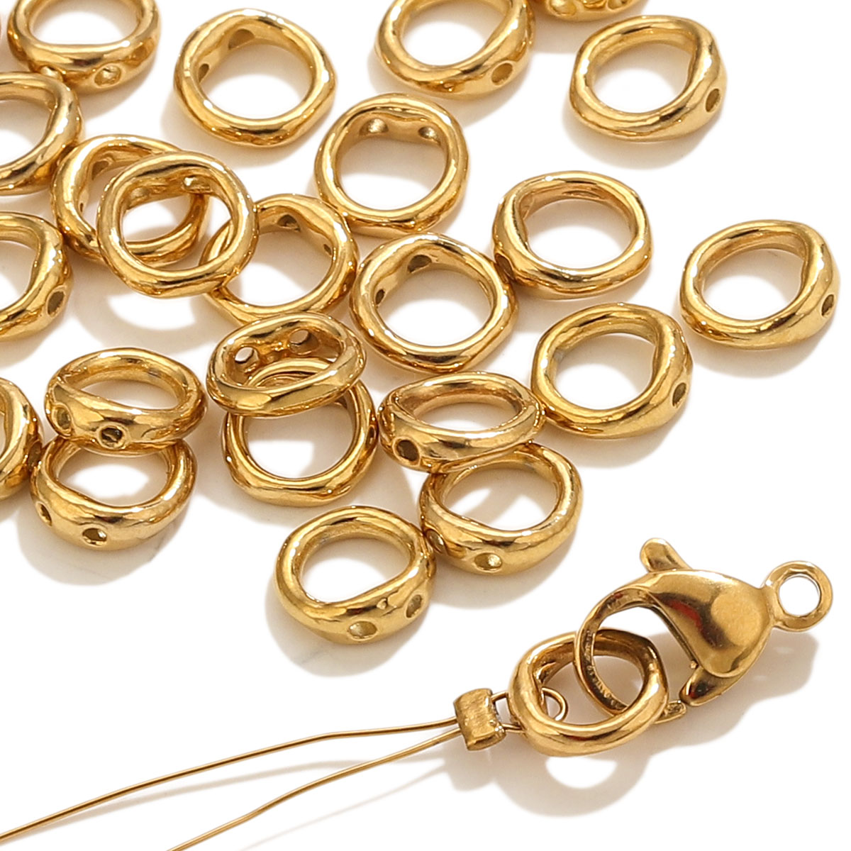 Jewelry Making Equipment - 20 stuks roestvrijstalen sluitingen eindconnectoren haken