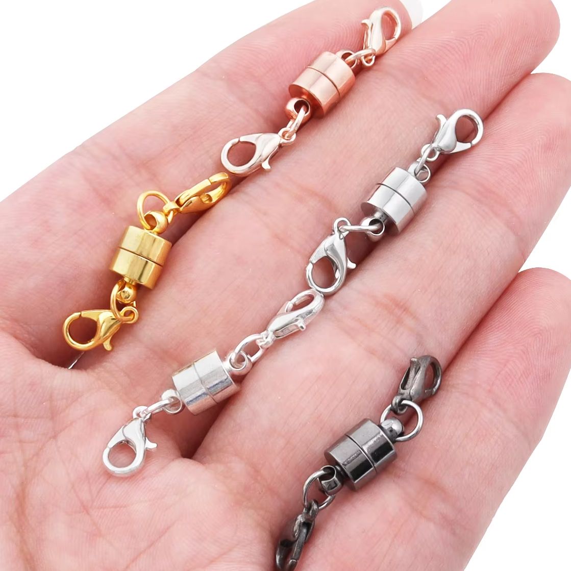 Jewelry Making Material - 5 sets/partij Magnetische Sluitingen Met Karabijn