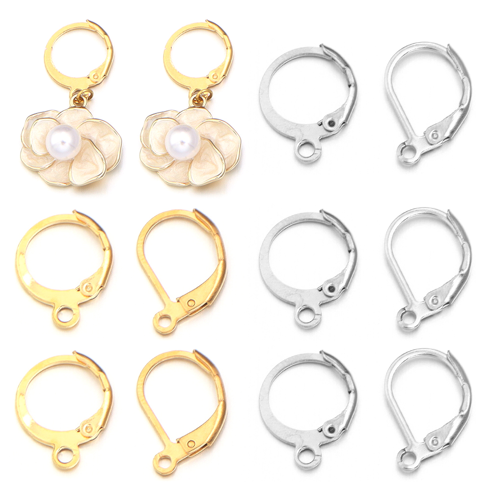 Jewelry Making Material - 20 stks/partij Rvs Oorhaak Ronde Oorbel