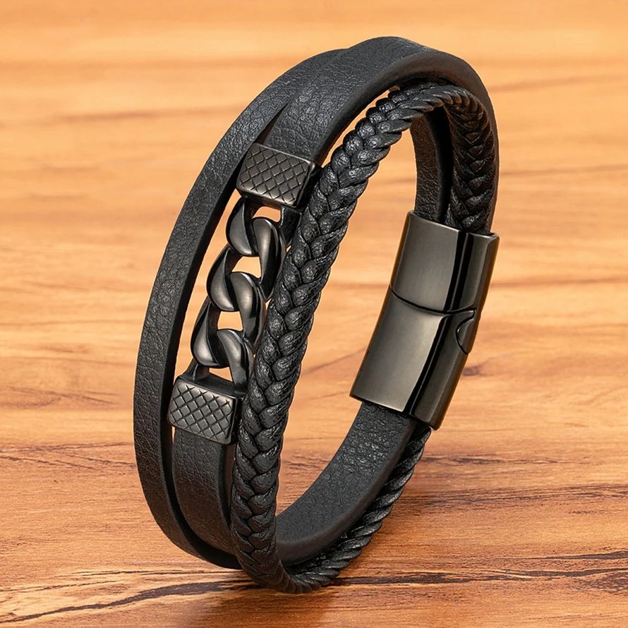 Jewelry Making Charms - Xqni Heren Lederen Armband Nieuwe Mode