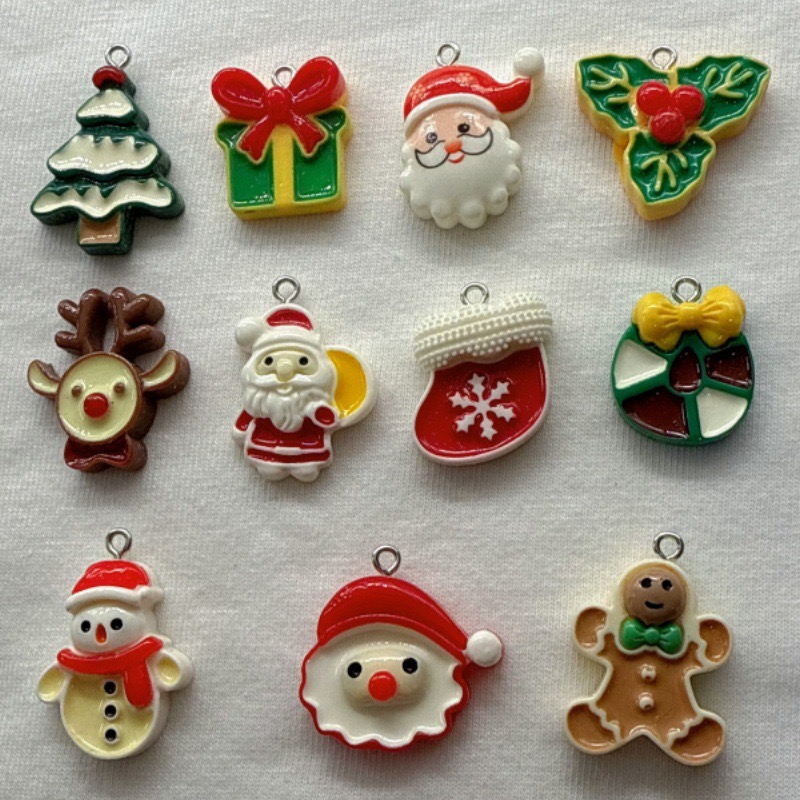 Jewelry Making Accessories - 10 stuks Kerst Cartoon Serie Harsen
