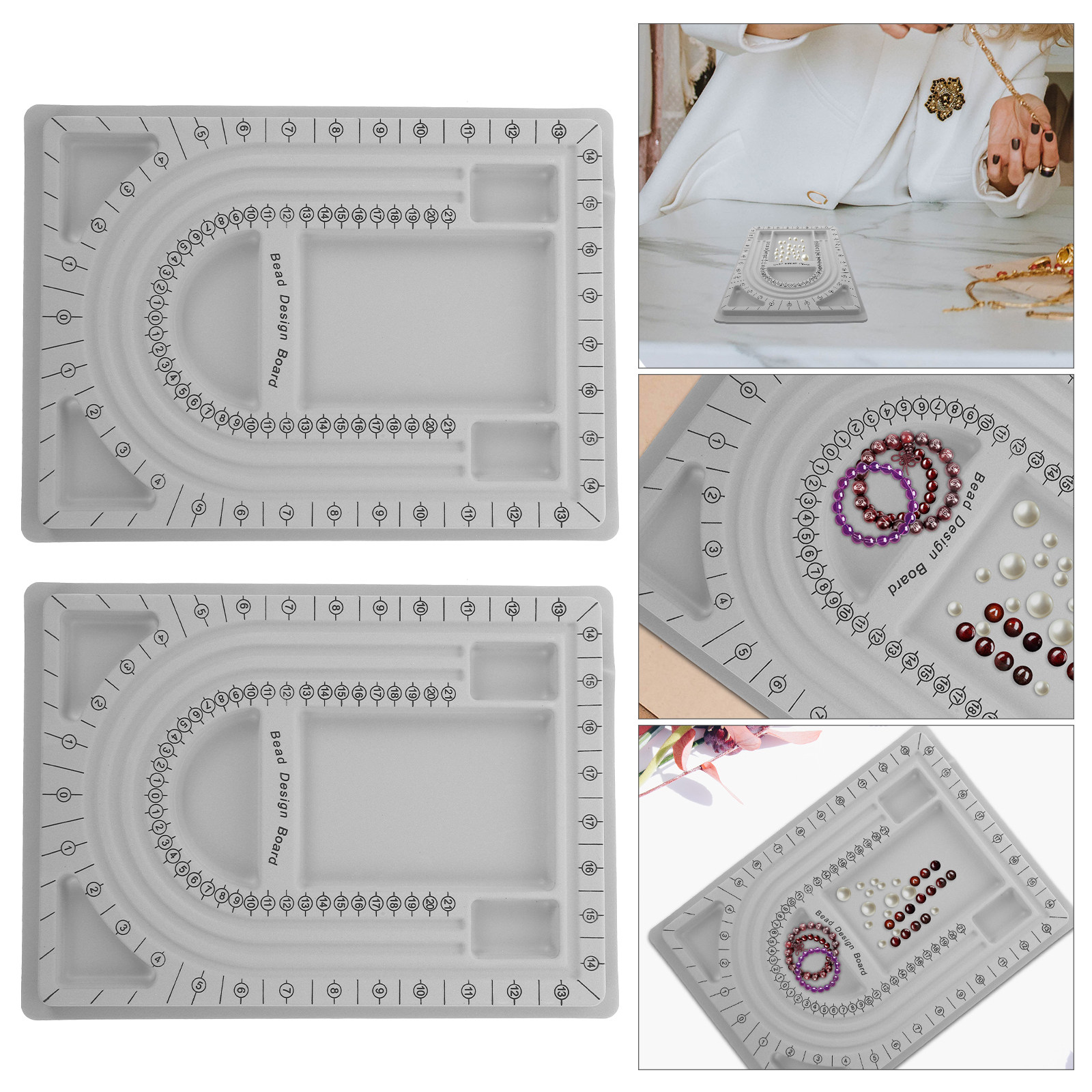 Jewelry Making Accessories - 2 stuks kralenontwerpplank voor het maken
