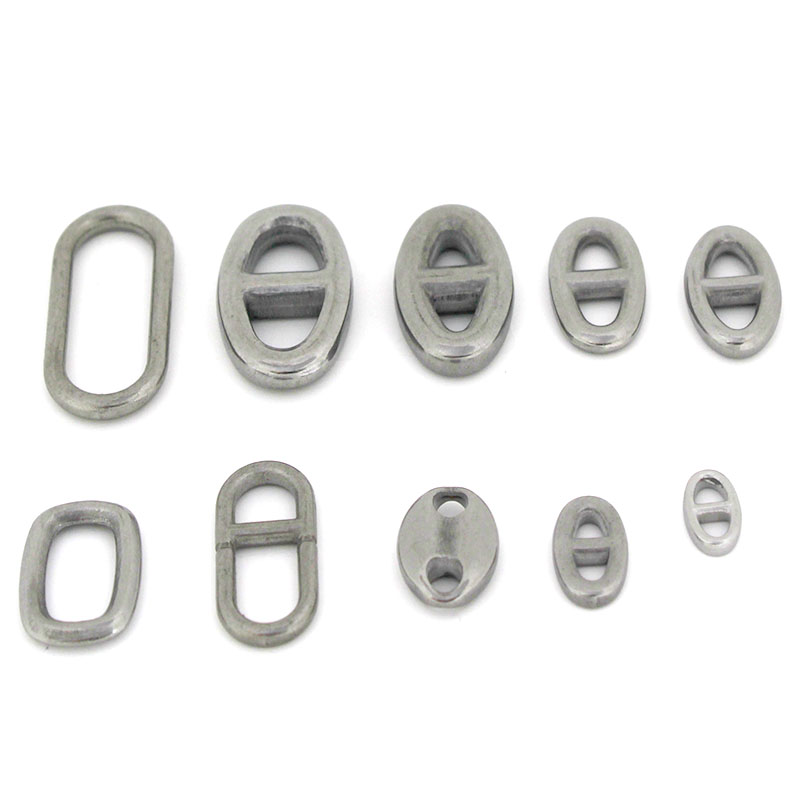 Jewelry Making Charms - 10 stuks roestvrij staal dubbel gat