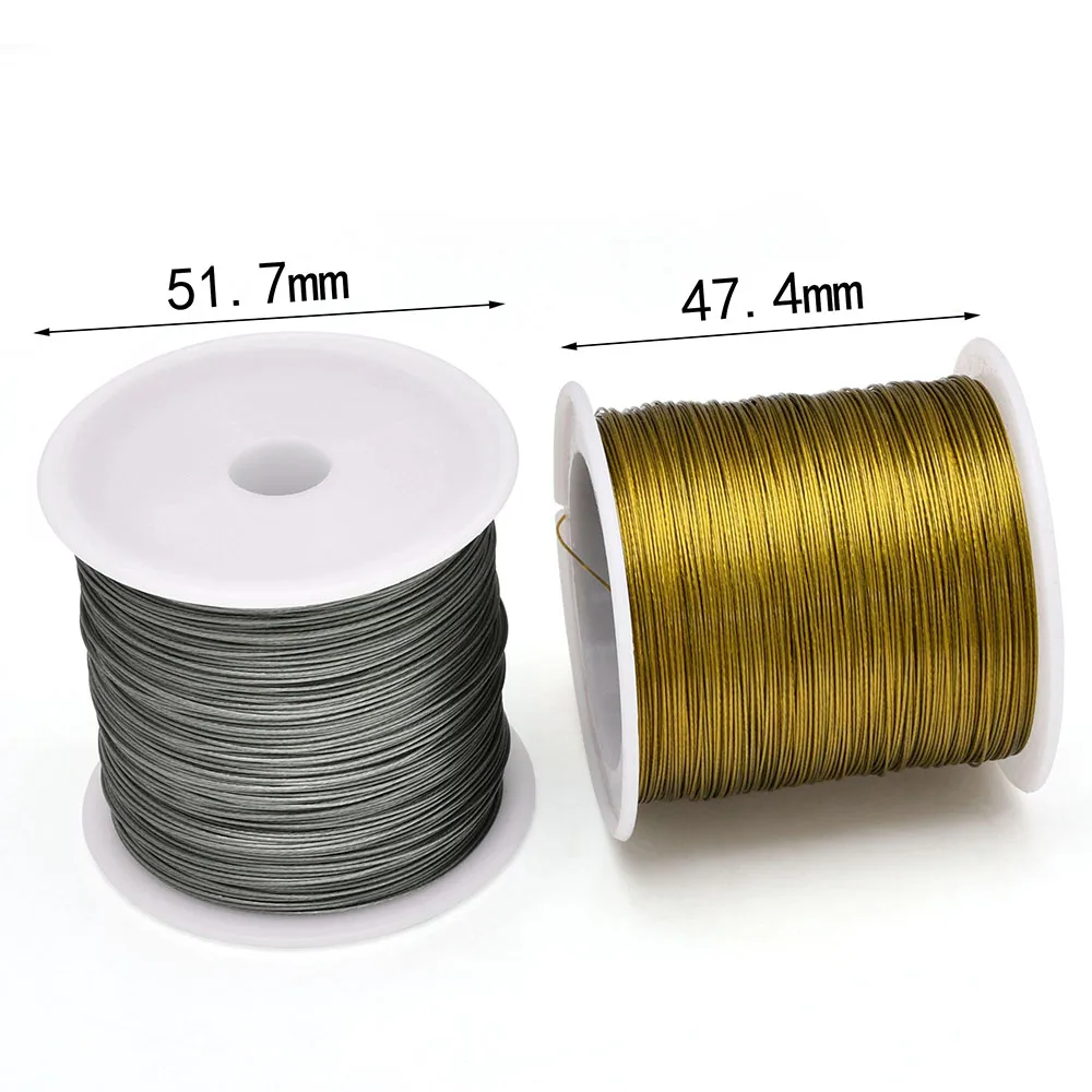 Jewelry Making Equipment - 328 ft/100m 7-strengs roestvrijstalen draad voor