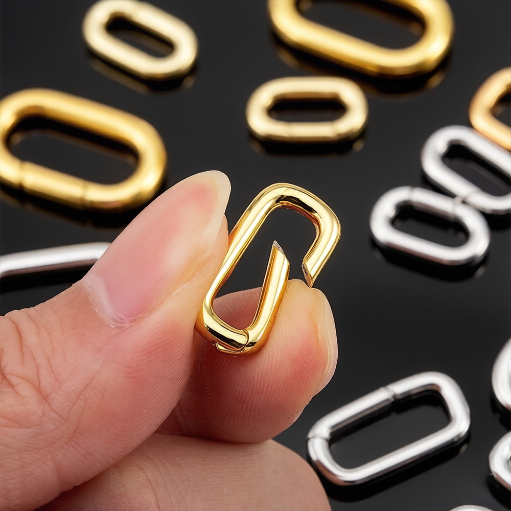 Jewelry Making Material - 2 stuks 18K verguld gevulde ovale