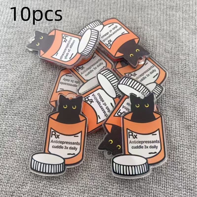 10 stuks acryl medicijnkat han - Jewelry Making Accessories recensie en prijs