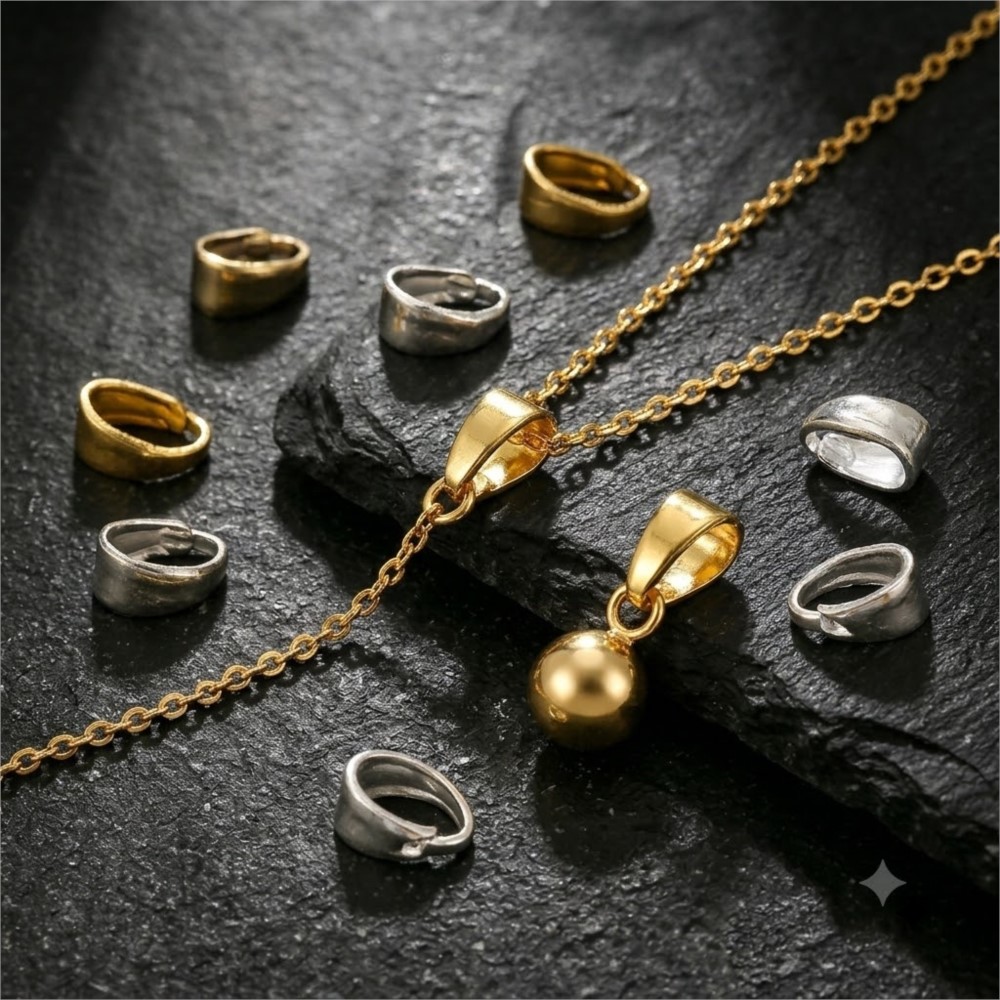 50 stuks 18K vergulde hangers  - Jewelry Making Charms recensie en prijs