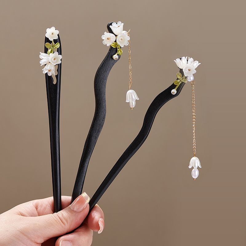 Houten bloem haarspeld Vintage - Jewelry Making Adults recensie en prijs