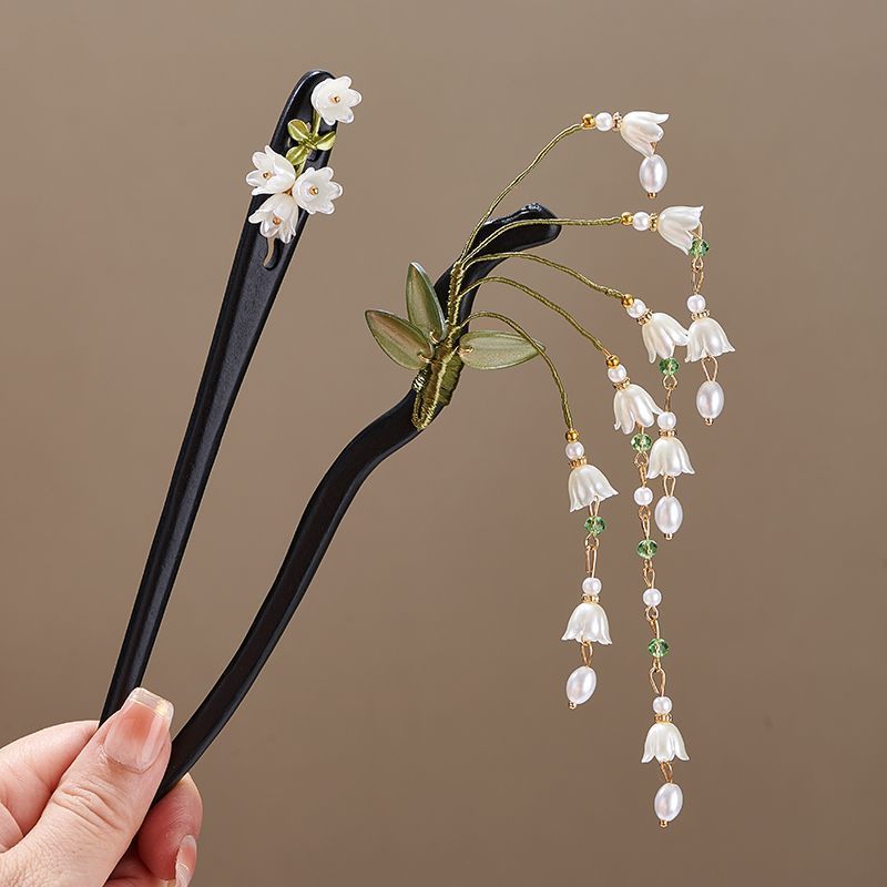 Houten bloem haarspeld Vintage - Jewelry Making Adults recensie en prijs