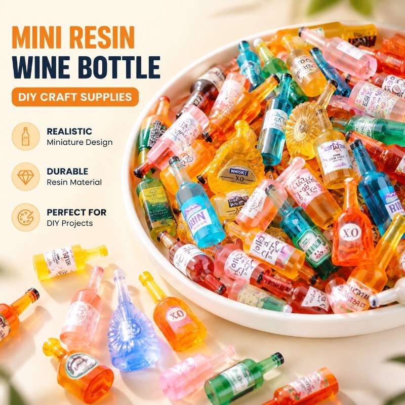 Miniatuur gesimuleerde wijnfle - Jewelry Making Accessories recensie en prijs