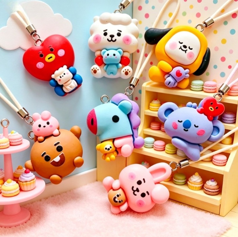 7 stks BT21 Hars Cartoon Charm - Jewelry Making Accessories recensie en prijs