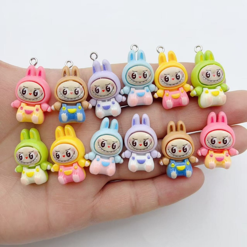 10 stuks Kawaii Konijn Aardbei - Jewelry Making Charms recensie en prijs