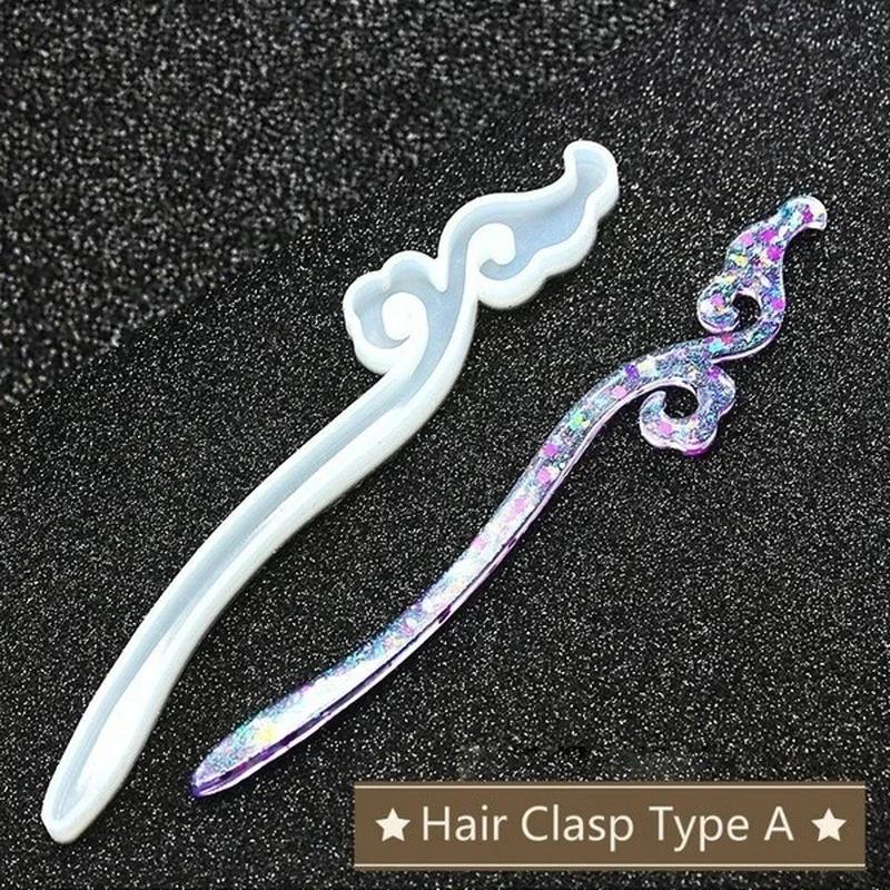 Nieuwe transparante haarspeld  - Jewelry Making Adults recensie en prijs