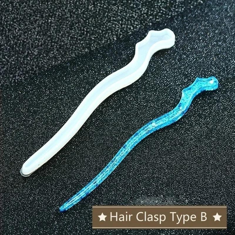 Nieuwe transparante haarspeld  - Jewelry Making Adults recensie en prijs