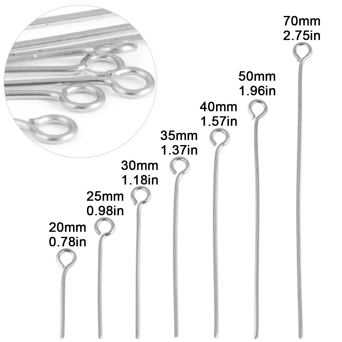100 stuks/verpakking RVS oogsp - Jewelry Making Equipment recensie en prijs