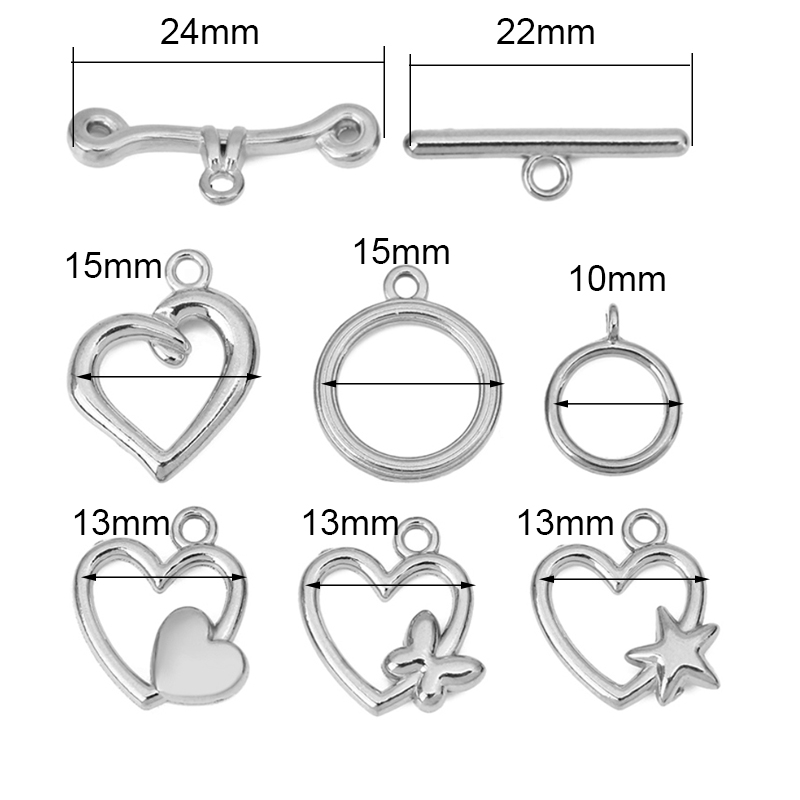 5 sets PVD Never Fade roestvri - Jewelry Making Material recensie en prijs