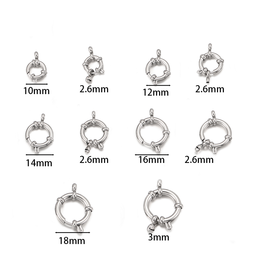 2 stuks roestvrijstalen ronde  - Jewelry Making Material recensie en prijs