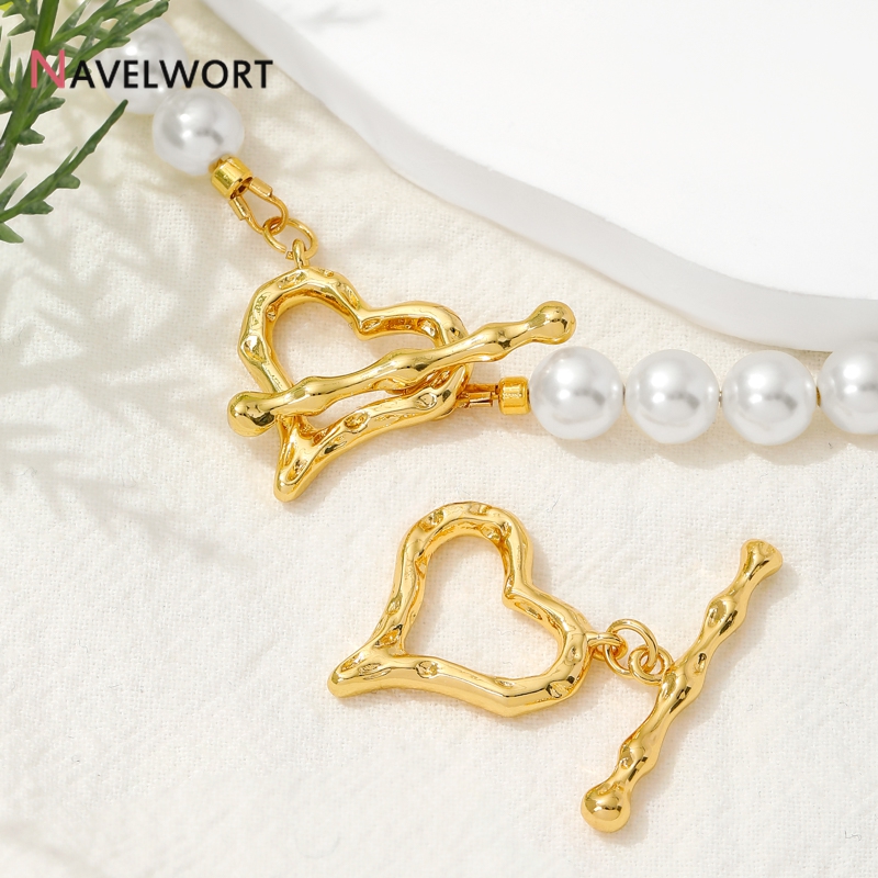 18K verguld hartvormige OT slu - Jewelry Making Material recensie en prijs