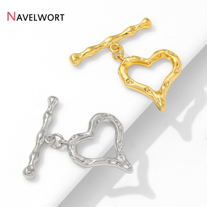 18K verguld hartvormige OT slu - Jewelry Making Material recensie en prijs