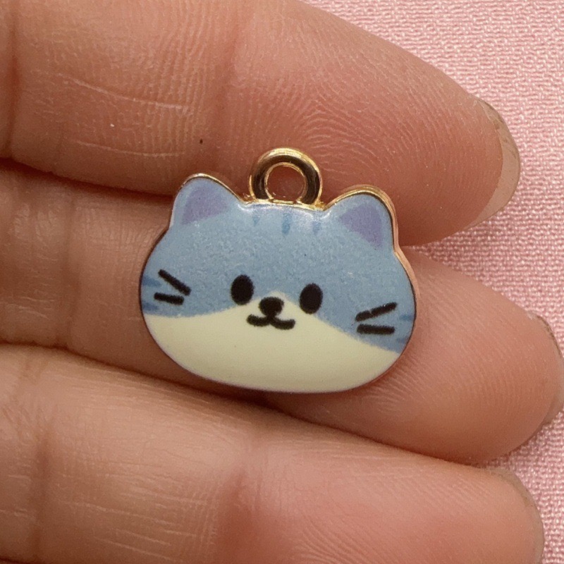 12 stuks bedrukte kattenkop le - Jewelry Making Accessories recensie en prijs