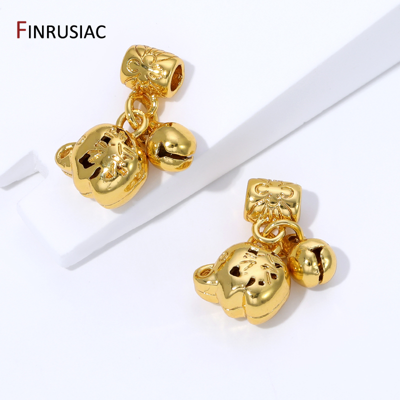 18K vergulde messing hangerbeu - Jewelry Making Charms recensie en prijs